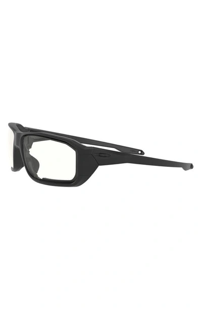 Oakley Ballistic 65mm Rectangular Sunglasses In Black