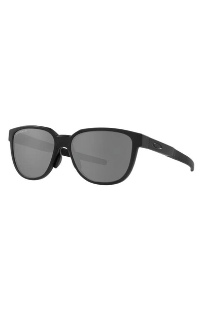 Shop Oakley Actuator 57mm Prizm™ Polarized Rectangular Sunglasses In Matte Black