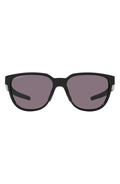 Shop Oakley Actuator 57mm Prizm™ Rectangular Sunglasses In Black Grey