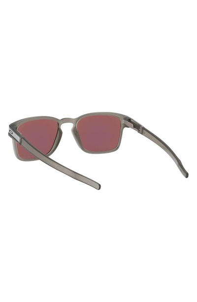 Oakley Latch 55mm Prizm™ Rectangular Sunglasses In Grey