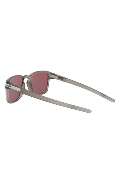 Oakley Latch 55mm Prizm™ Rectangular Sunglasses In Grey