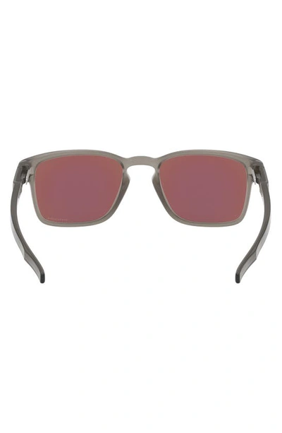 Oakley Latch 55mm Prizm™ Rectangular Sunglasses In Grey