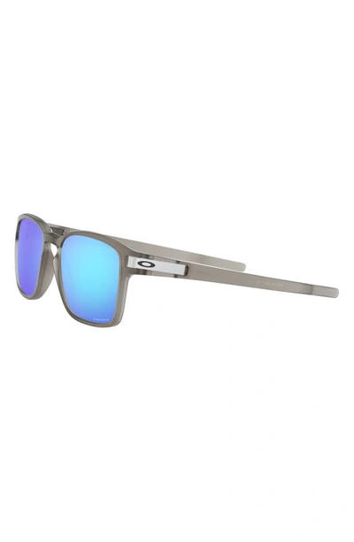 Oakley Latch 55mm Prizm™ Rectangular Sunglasses In Grey