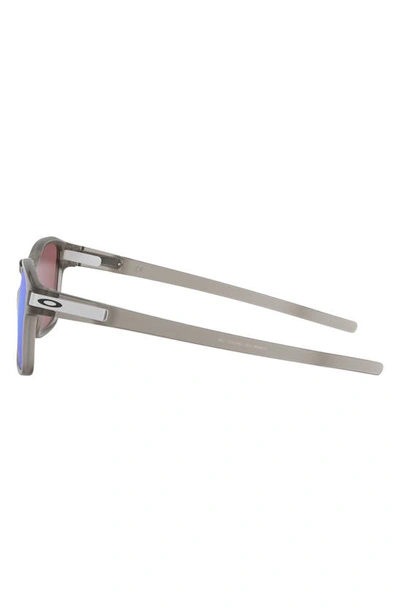 Oakley Latch 55mm Prizm™ Rectangular Sunglasses In Grey