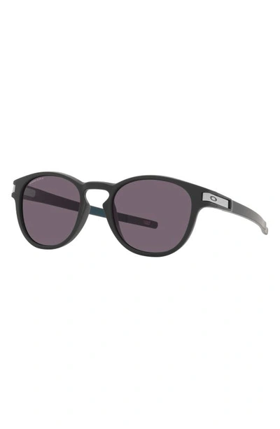 Shop Oakley Latch 53mm Prizm™ Oval Sunglasses In Grey Jeans