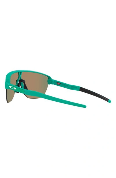 Oakley Corridor 42mm Semirimless Prizm™ Shield Sunglasses In Ruby