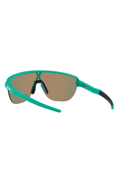 Shop Oakley Corridor 42mm Semirimless Prizm™ Shield Sunglasses In Ruby