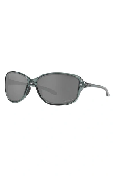 Oakley Cohort 62mm Polarized Oversize Sunglasses In Crystal
