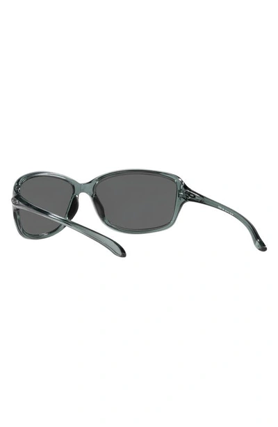 Oakley Cohort 62mm Polarized Oversize Sunglasses In Crystal