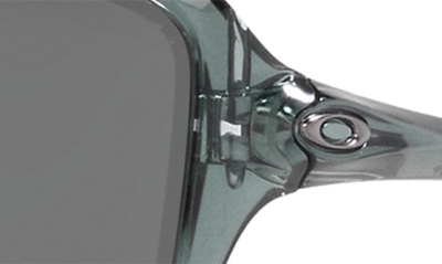 Oakley Cohort 62mm Polarized Oversize Sunglasses In Crystal
