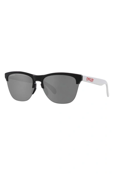 Shop Oakley Frogskins Lite 63mm Oversized Round Sunglasses In Matte Black