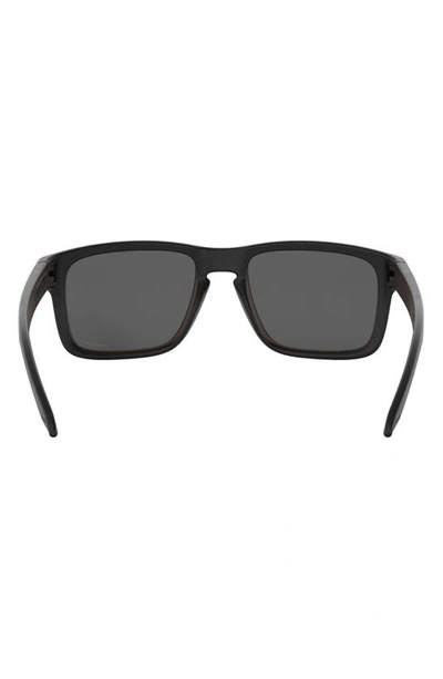 Oakley Holbrook 56mm Prizm™ Rectangular Sunglasses In Matte Black