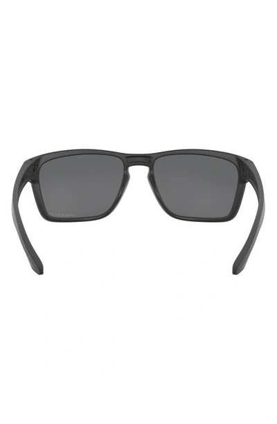 Shop Oakley Sylas 60mm Prizm™ Polarized Rectangular Sunglasses In Matte Black