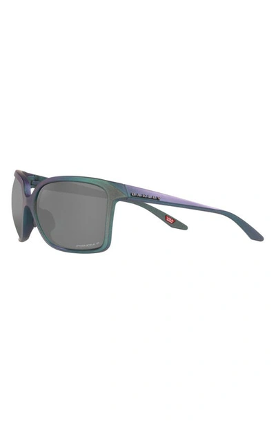 Oakley Wildrye 61mm Prizm™ Polarized Butterfly Sunglasses In Silver