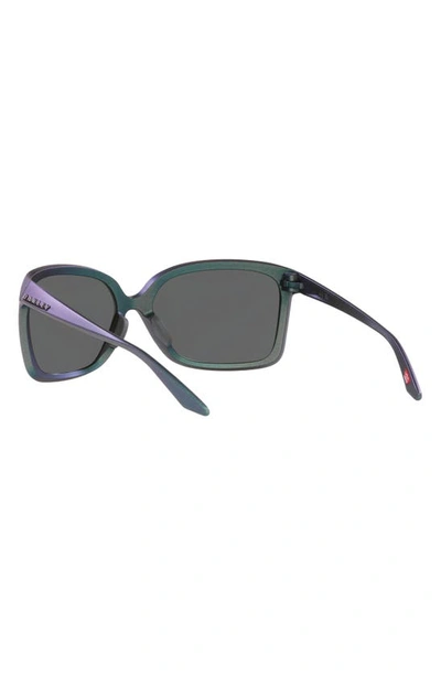 Oakley Wildrye 61mm Prizm™ Polarized Butterfly Sunglasses In Silver
