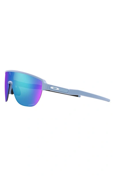 Shop Oakley Corridor 42mm Semirimless Prizm™ Shield Sunglasses In Sapphire