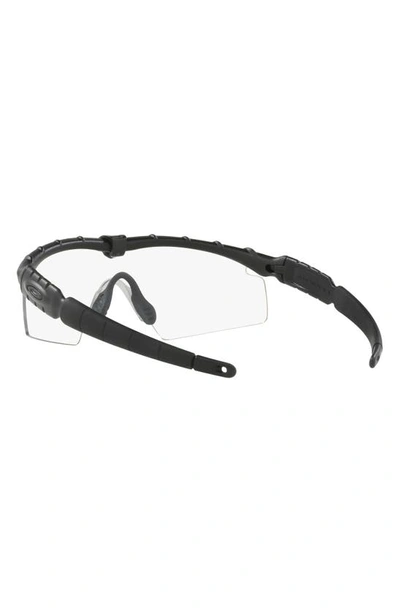 Oakley M Frame 2.0 Strike 130mm Semi Rimless Rectangular Sunglasses In Matte Black