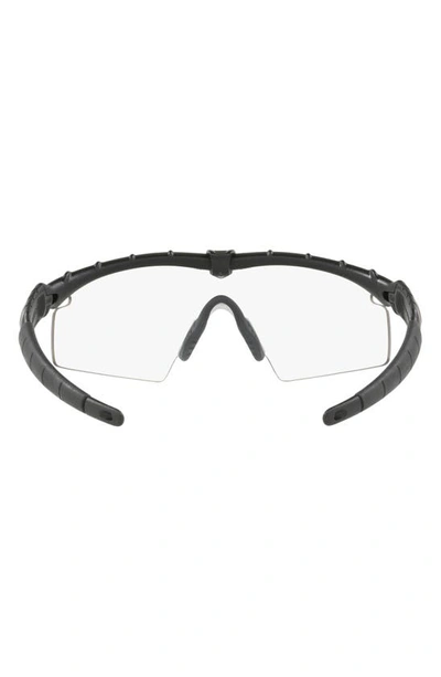 Oakley M Frame 2.0 Strike 130mm Semi Rimless Rectangular Sunglasses In Matte Black