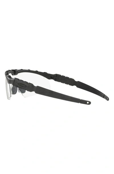 Oakley M Frame 2.0 Strike 130mm Semi Rimless Rectangular Sunglasses In Matte Black