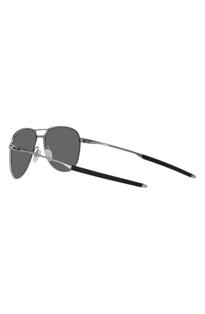 Shop Oakley Contrail Ti 57mm Polarized Pilot Sunglasses In Silver