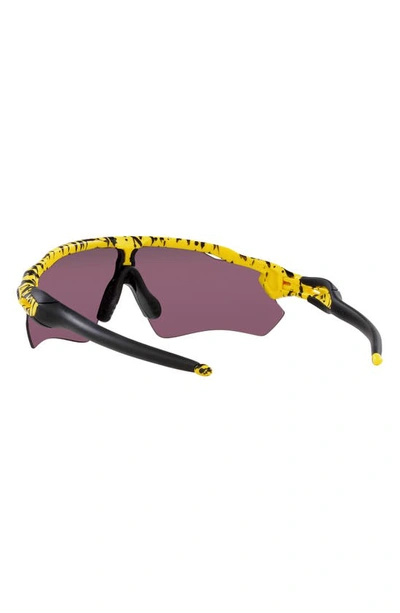 Shop Oakley Radar® Ev Path® 138mm Prizm™ Wrap Shield Sunglasses In Black