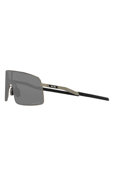 Shop Oakley Sutro Shield Sunglasses In Matte Grey
