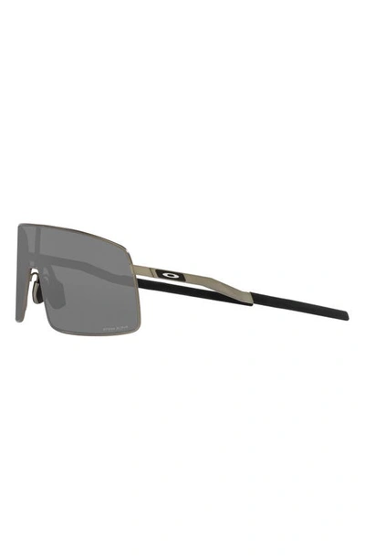 Oakley Men's Sutro 134mm Shield Titanium Sunglasses In Matte Grey