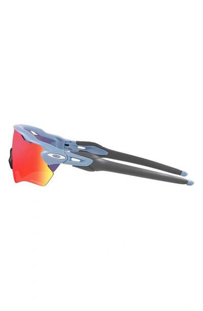 Shop Oakley Radar® Ev Path® 138mm Prizm™ Wrap Shield Sunglasses In Dark Grey