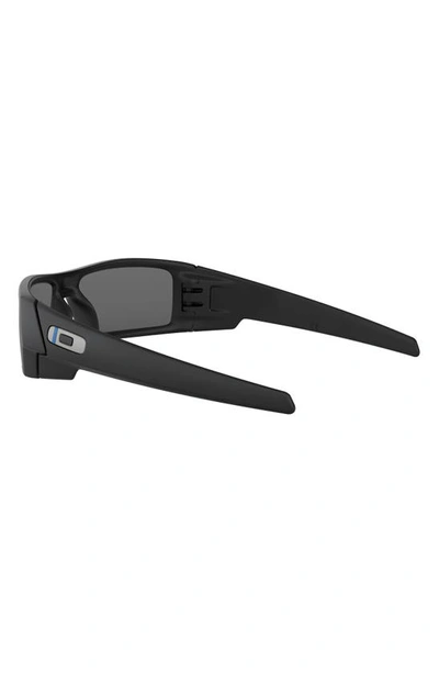 Shop Oakley Gascan® 60mm Rectangular Sunglasses In Blue