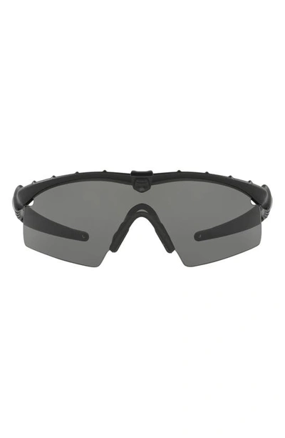 Shop Oakley M Frame 2.0 Strike 130mm Semi Rimless Rectangular Sunglasses In Matte Black