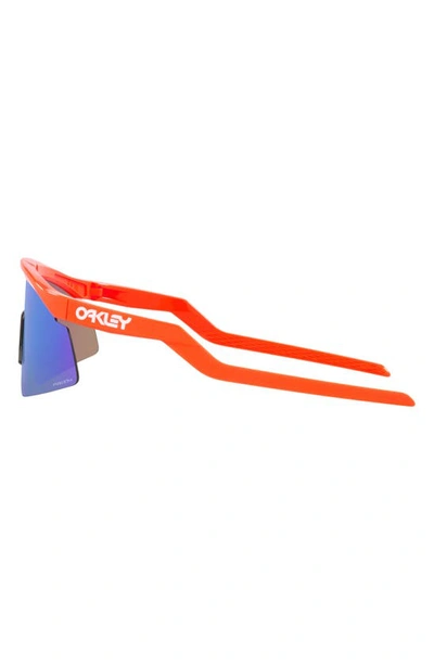 Shop Oakley Hydra 37mm Prizm™ Semirimless Wrap Shield Sunglasses In Orange