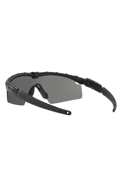 Shop Oakley M Frame 2.0 Strike 130mm Semi Rimless Rectangular Sunglasses In Matte Black