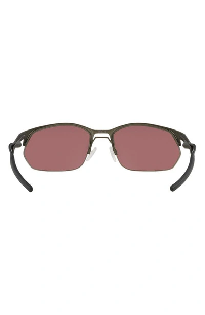 Shop Oakley Wire Tap 2.0 60mm Prizm™ Polarized Rectangular Sunglasses In Dark Gunmetal