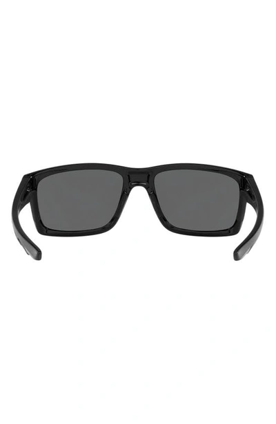 Oakley Mainlink 61mm Prizm™ Rectangular Sunglasses In Shiny Black