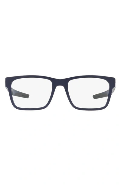 Shop Prada 55mm Pillow Optical Glasses In Matte Blue