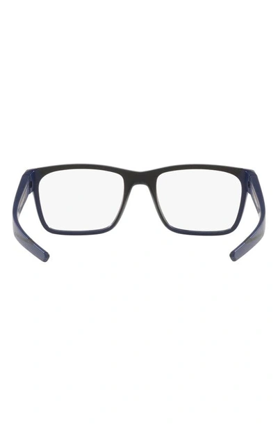 Shop Prada 55mm Pillow Optical Glasses In Matte Blue