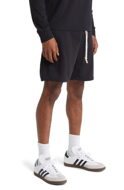 Threads 4 Thought Garrett Drawstring Fleece Shorts In Black