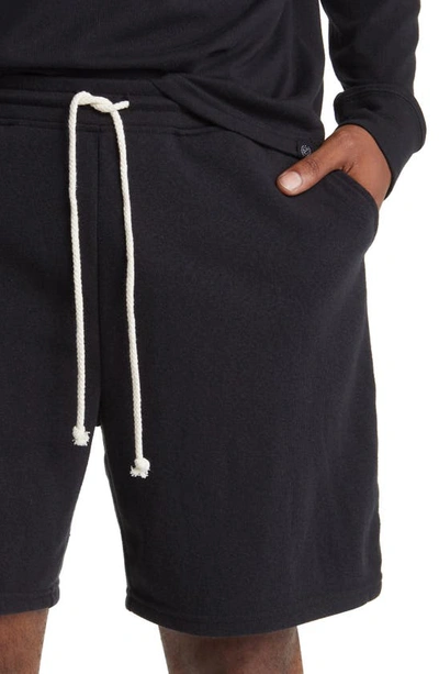 Threads 4 Thought Garrett Drawstring Fleece Shorts In Black