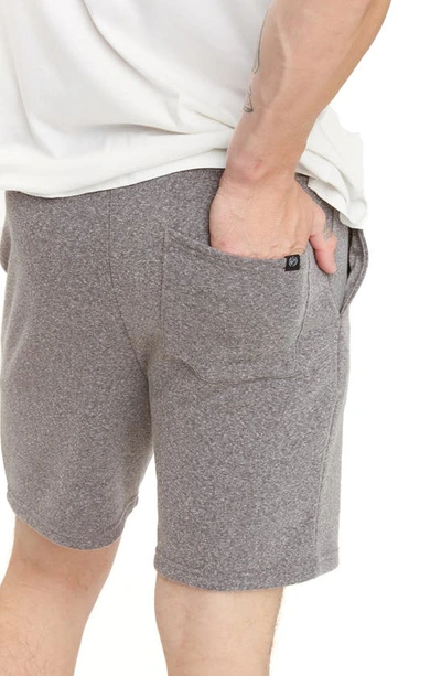 Threads 4 Thought Garrett Drawstring Fleece Shorts In Heather Grey