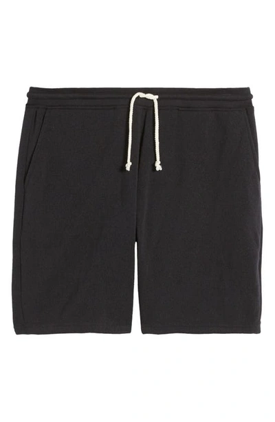Shop Threads 4 Thought Garrett Drawstring Fleece Shorts In Black