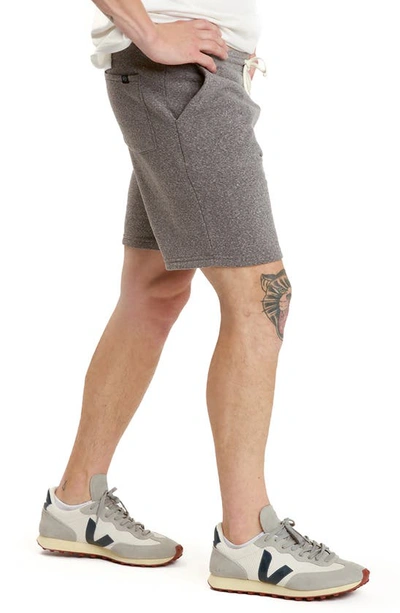 Threads 4 Thought Garrett Drawstring Fleece Shorts In Heather Grey