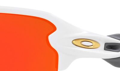 Shop Oakley Flak 2.0 61mm Prizm™ Polarized Rectangular Sunglasses In White