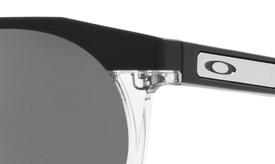 Oakley Hstn 52mm Prizm™ Polarized Round Sunglasses In Black