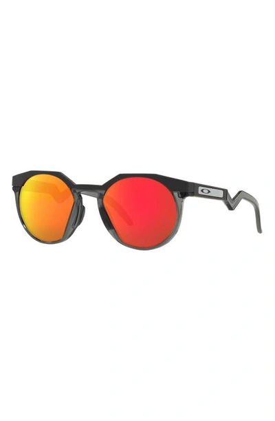 Oakley Hstn 52mm Irregular Sunglasses In Grey Jeans