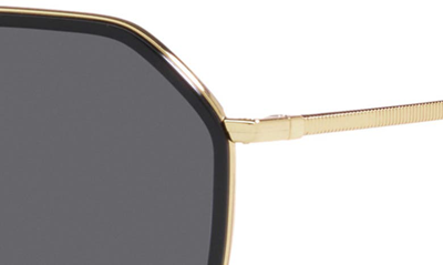 Shop Dolce & Gabbana 60mm Polarized Pilot Sunglasses In Polar Grey