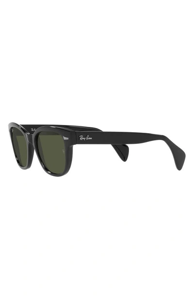 Shop Ray Ban 49mm Small Square Sunglasses In Black