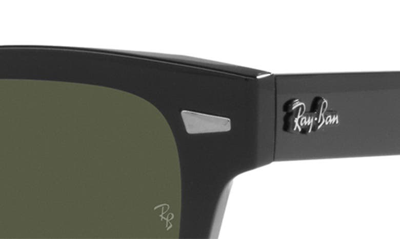 Shop Ray Ban 49mm Small Square Sunglasses In Black