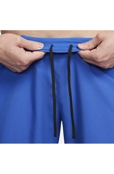 Shop Nike Dri-fit Challenger Athletic Shorts In Game Royal/ Game Royal/ Black