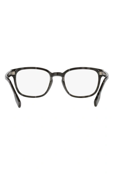 Shop Burberry Edison 53mm Square Optical Glasses In Black