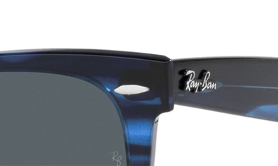 Ray Ban Womens Blue Rb2140 Wayfarer Acetate Sunglasses In Blue Stripe
